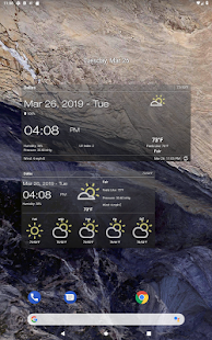Weather & Clock Widget for Android Screenshot