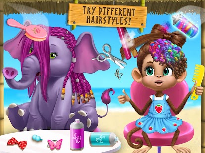 Jungle Animal Hair Salon 2 Screenshot