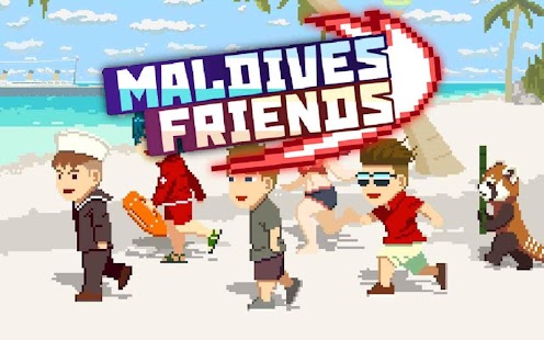 Maldives Friends : Pixel Flappy Fighter Screenshot
