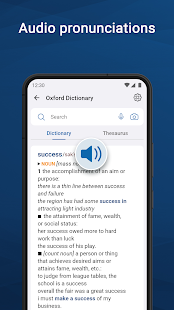 Oxford Dictionary & Thesaurus Screenshot