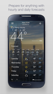 Yahoo Weather Screenshot