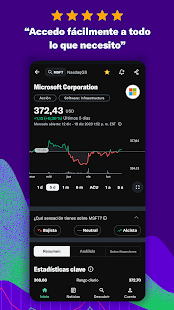 Yahoo Finanzas Screenshot