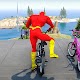 Superhero Supergirl Bmx Freestyle Stunt Racing