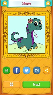 Dinosaur Coloring Pages Screenshot