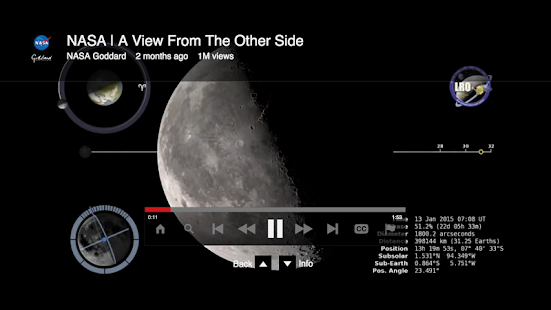 YouTube for Google TV Screenshot