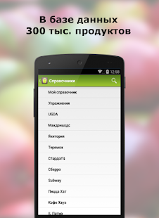 Калорийка Screenshot