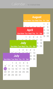 Calendar for Wear OS Screenshot