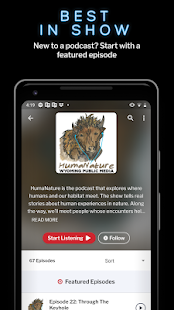 RadioPublic: Podcast App Screenshot
