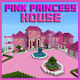 Pink princess house Map MCPE