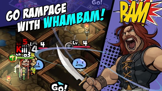 WhamBam Warriors - Puzzle RPG Screenshot