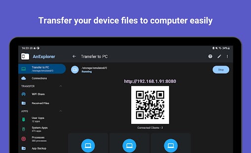 AnExplorer TV File Manager Screenshot