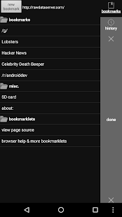 Naked Browser web browser Screenshot
