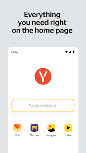 Yandex Start Screenshot