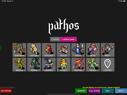 Pathos: Nethack Codex Screenshot