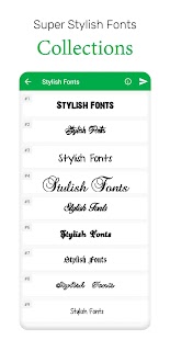 Stylish Fonts Keyboard Screenshot