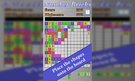 Number Bricks Puzzle Screenshot