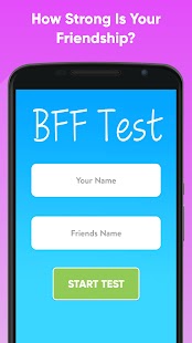 BFF Friendship Test Screenshot