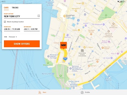 SIXT: Car rental, Carsharing & Taxi Screenshot