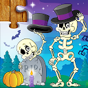 ダウンロード Kid Halloween Jigsaw Puzzles をインストールする 最新 APK ダウンローダ