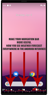 Navbar Weather: weather foreca Screenshot