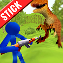 ダウンロード Stickman Dinosaur Hunter をインストールする 最新 APK ダウンローダ