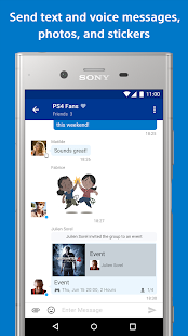 PlayStation Messages - Check your online friends Screenshot