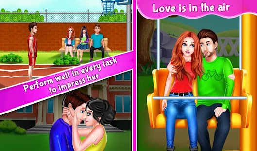 Nerdy Boy's Love Crush game Screenshot