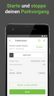 PayByPhone Parken Screenshot