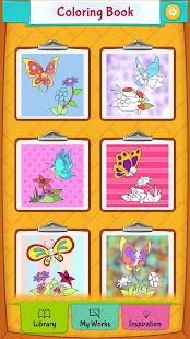 Butterfly Coloring Pages Screenshot