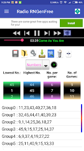 Online Music Player Screenshot