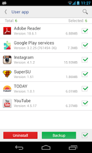System app remover Screenshot