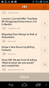 HN - Hacker News Reader Screenshot