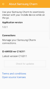 Charm by Samsung Screenshot