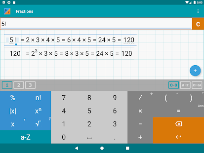 Fraction Calculator + Math Screenshot