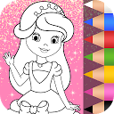 ダウンロード Princess Coloring Book Glitter & Girls Dr をインストールする 最新 APK ダウンローダ