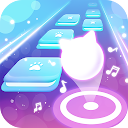 App herunterladen Hop Cats - Music Tiles Installieren Sie Neueste APK Downloader