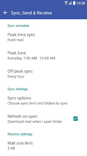 HTC Mail Screenshot