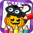ダウンロード Halloween - Coloring & Games をインストールする 最新 APK ダウンローダ