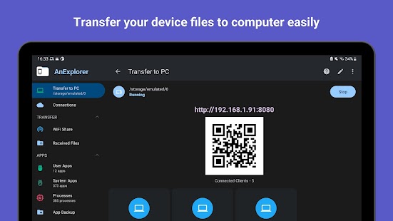 AnExplorer TV File Manager Screenshot