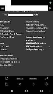 Naked Browser web browser Screenshot