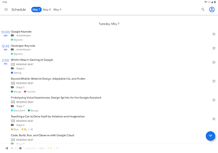 Google I/O 2019 Screenshot