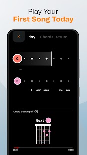 Guitar Tuner & Play FourChords Screenshot