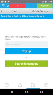 AfriCallShop: Calls, Recharges Screenshot