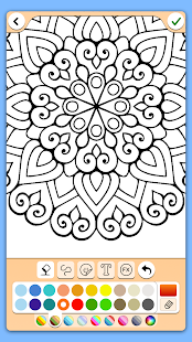 Mandala Coloring Pages Screenshot