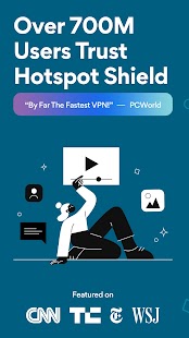 Hotspot Shield VPN: Fast Proxy Screenshot
