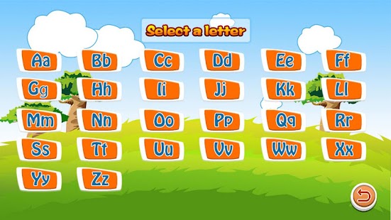 Alphabet jigsaw puzzle game Screenshot