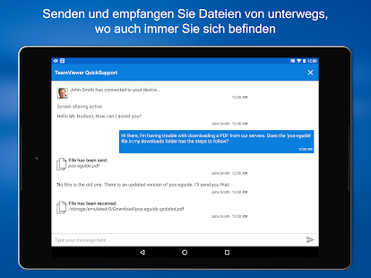 TeamViewer QuickSupport Screenshot