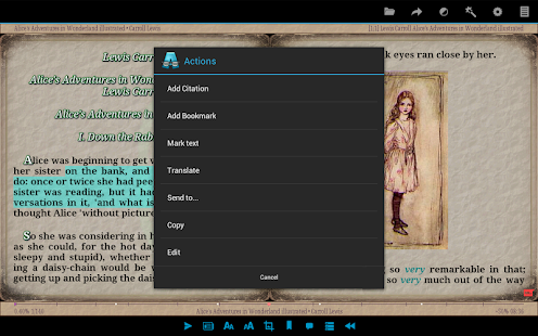 AlReader -any text book reader Screenshot