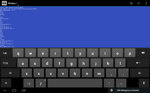 Terminal Emulator for Android Screenshot