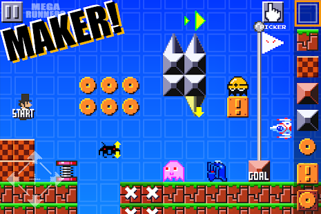 Super Mega Runners:Stage Maker Screenshot
